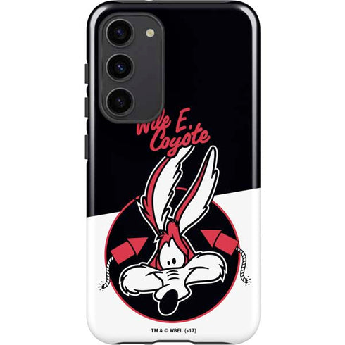 Looney Tunes Retro Wile E Coyote Galaxy S23 Plus Pro Case