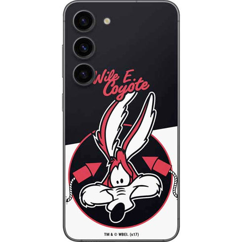 Looney Tunes Retro Wile E Coyote Galaxy S23 Skin