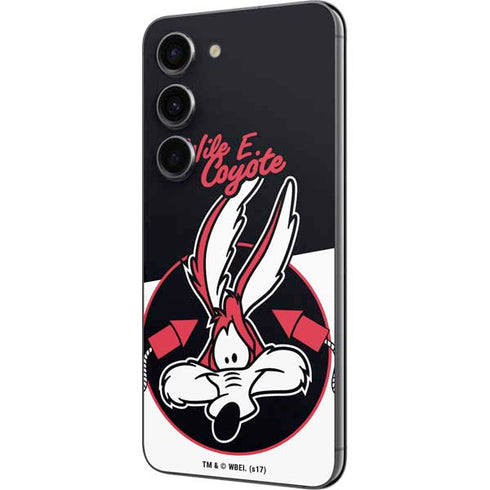 Looney Tunes Retro Wile E Coyote Galaxy S23 Skin