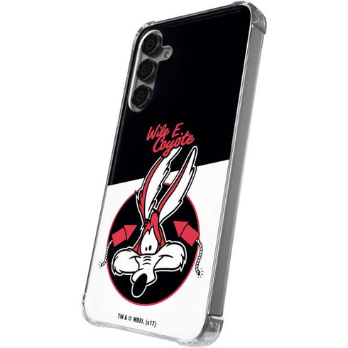 Looney Tunes Retro Wile E Coyote Galaxy S24 Plus Clear Case