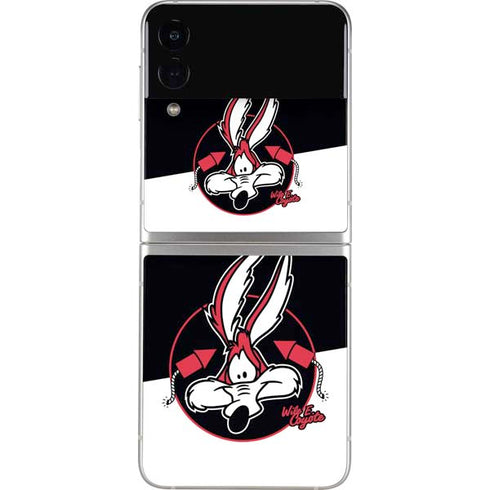 Looney Tunes Retro Wile E Coyote Galaxy Z Flip3 5G Skin