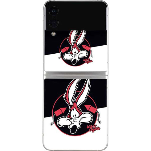 Looney Tunes Retro Wile E Coyote Galaxy Z Flip4 5G Skin