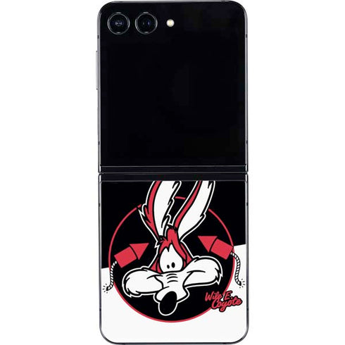 Looney Tunes Retro Wile E Coyote Galaxy Z Flip5 5G Skin