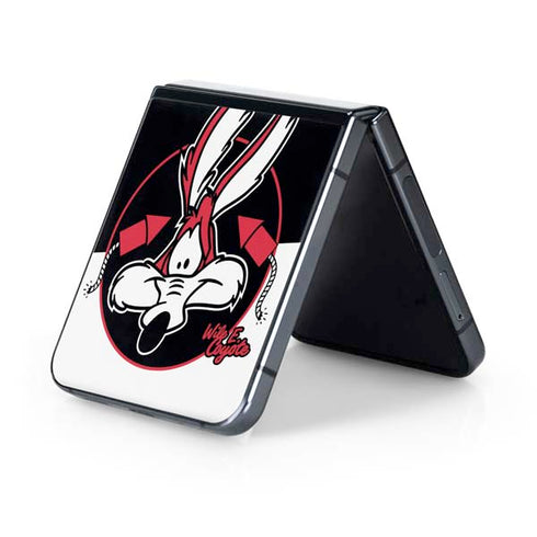 Looney Tunes Retro Wile E Coyote Galaxy Z Flip5 5G Skin