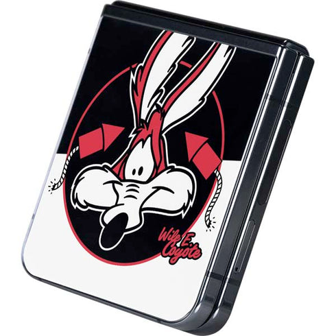 Looney Tunes Retro Wile E Coyote Galaxy Z Flip5 5G Skin