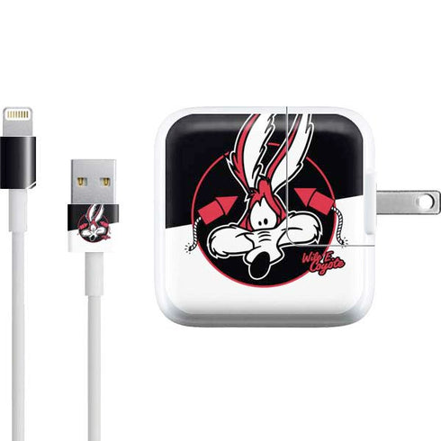 Looney Tunes Retro Wile E Coyote iPad Charger (10W USB) Skin