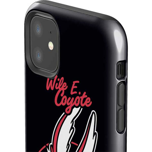 Looney Tunes Retro Wile E Coyote iPhone 11 Impact Case