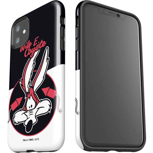 Looney Tunes Retro Wile E Coyote iPhone 11 Impact Case