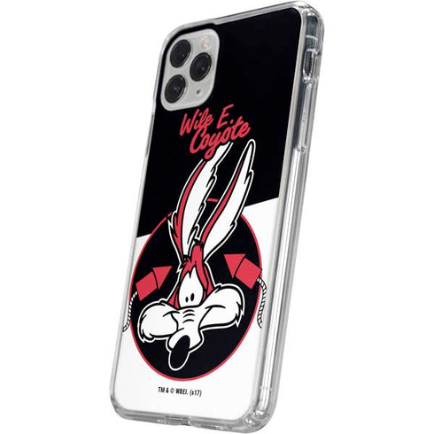 Looney Tunes Retro Wile E Coyote iPhone 11 Pro Clear Case