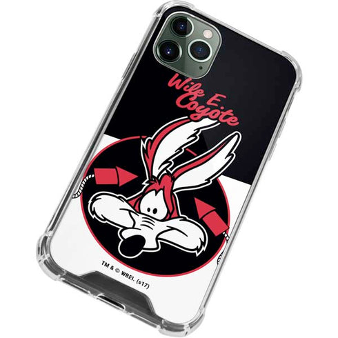 Looney Tunes Retro Wile E Coyote iPhone 11 Pro Max Clear Case