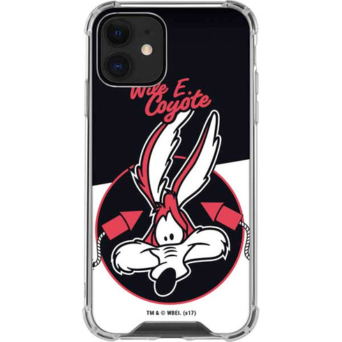 Looney Tunes Retro Wile E Coyote iPhone 12 Mini Clear Case