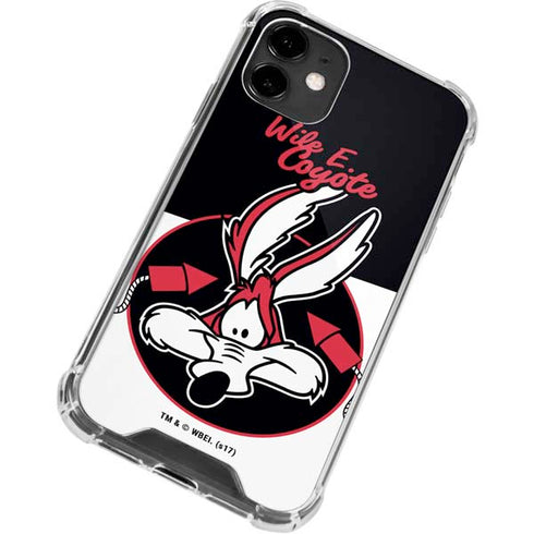Looney Tunes Retro Wile E Coyote iPhone 12 Mini Clear Case