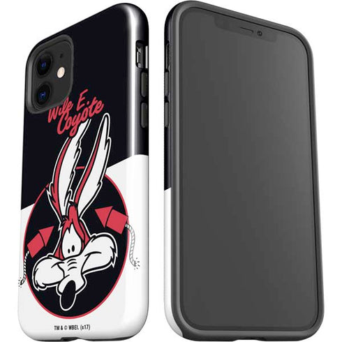 Looney Tunes Retro Wile E Coyote iPhone 12 Mini Impact Case