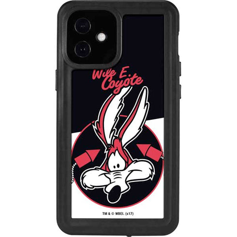 Looney Tunes Retro Wile E Coyote iPhone 12 Mini Waterproof Case