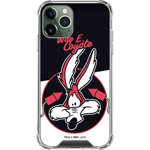Looney Tunes Retro Wile E Coyote iPhone 12 Pro Clear Case
