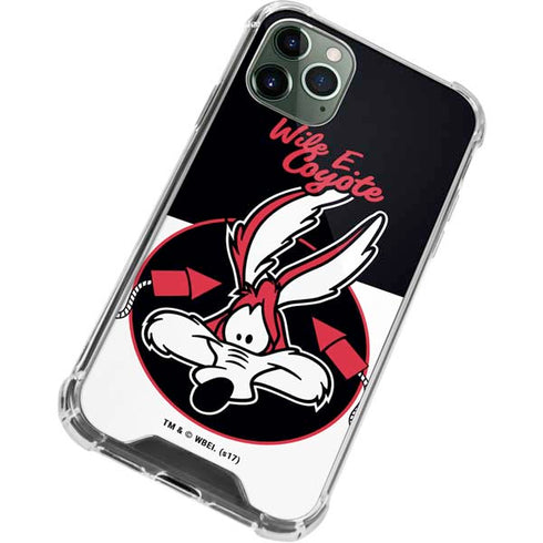 Looney Tunes Retro Wile E Coyote iPhone 12 Pro Clear Case