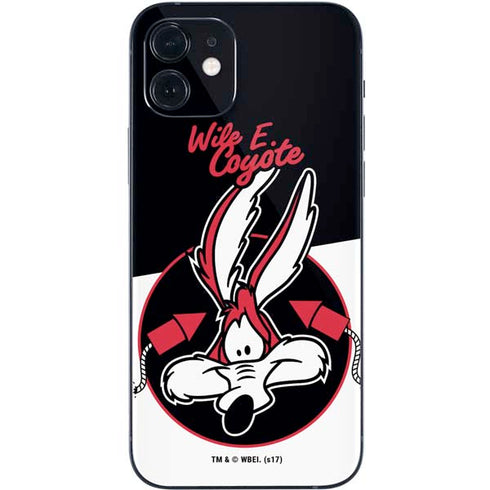 Looney Tunes Retro Wile E Coyote iPhone 12 Skin