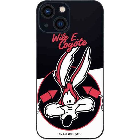 Looney Tunes Retro Wile E Coyote iPhone 13 Mini Skin