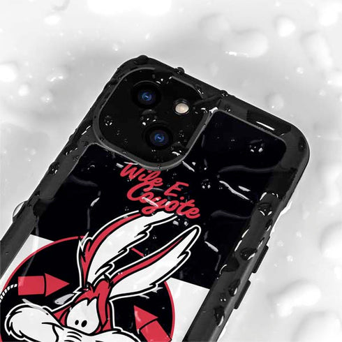 Looney Tunes Retro Wile E Coyote iPhone 13 Mini Waterproof Case