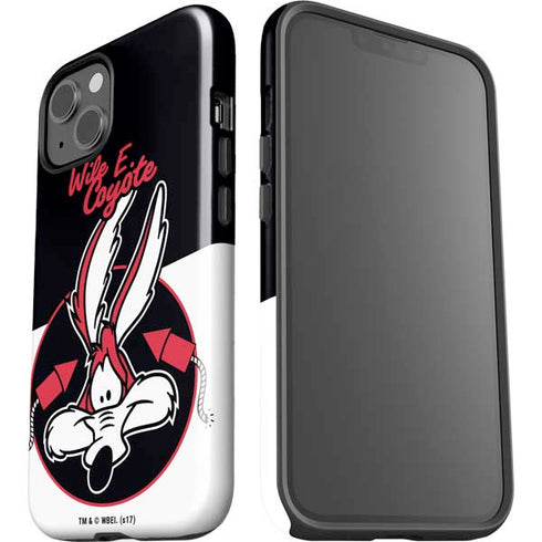 Looney Tunes Retro Wile E Coyote iPhone 15 Impact Case