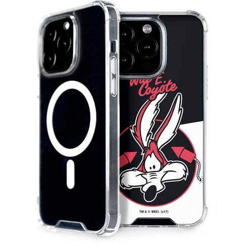 Looney Tunes Retro Wile E Coyote iPhone 15 Pro MagSafe Case