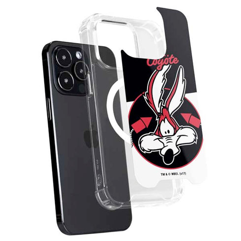 Looney Tunes Retro Wile E Coyote iPhone 15 Pro Max MagSafe Case