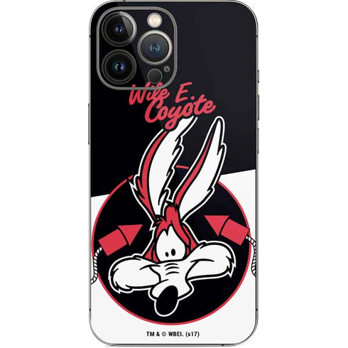 Looney Tunes Retro Wile E Coyote iPhone 14 Pro Max Skin