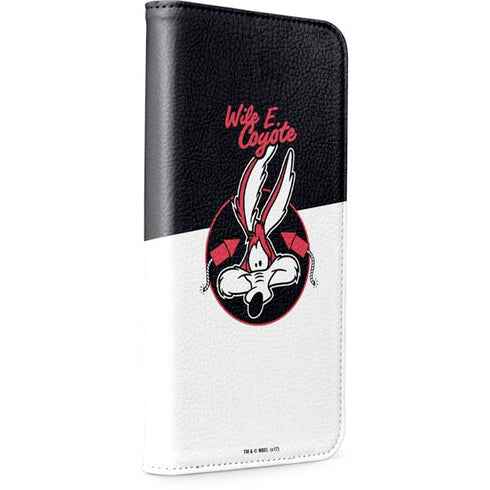 Looney Tunes Retro Wile E Coyote iPhone 15 Pro Max Folio Case