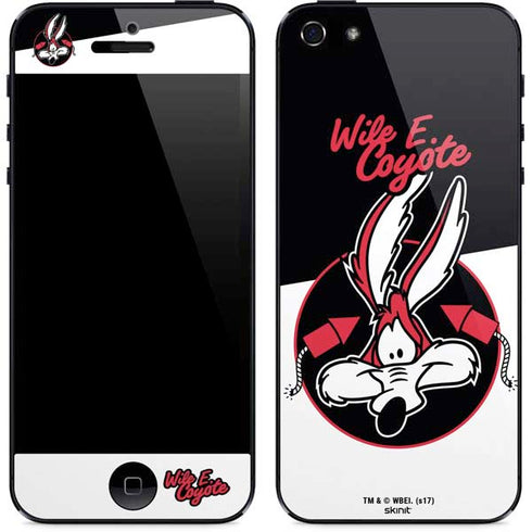 Looney Tunes Retro Wile E Coyote iPhone 5/5s/5SE Skin
