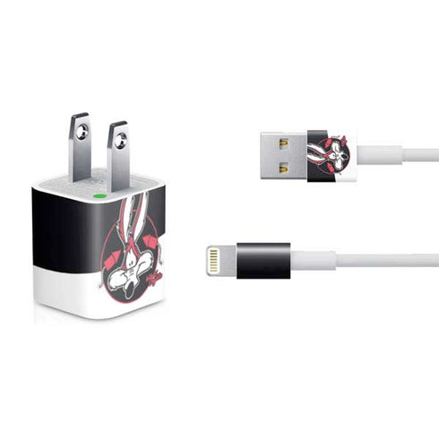 Looney Tunes Retro Wile E Coyote iPhone Charger (5W USB) Skin