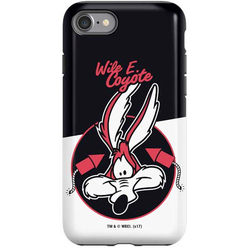 Looney Tunes Retro Wile E Coyote iPhone SE (2nd & 3rd Gen) Pro Case