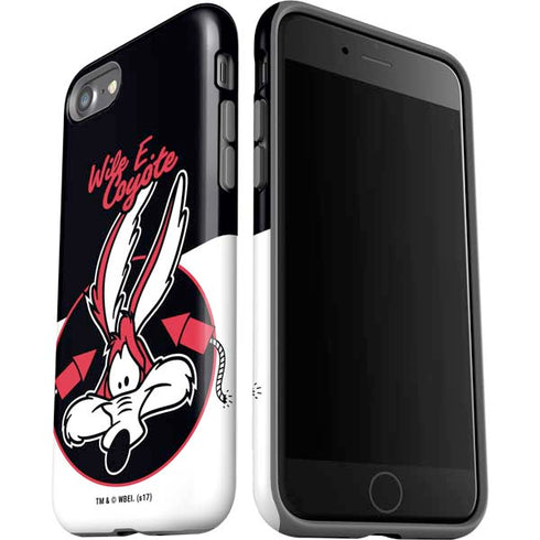 Looney Tunes Retro Wile E Coyote iPhone SE (2nd & 3rd Gen) Pro Case
