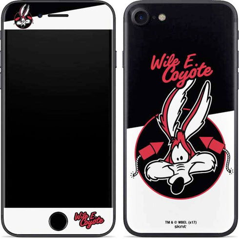 Looney Tunes Retro Wile E Coyote iPhone SE (2nd & 3rd Gen) Skin
