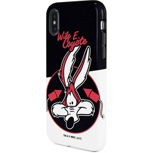 Looney Tunes Retro Wile E Coyote iPhone XS Pro Case
