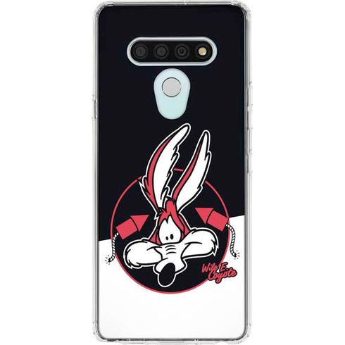 Looney Tunes Retro Wile E Coyote LG Stylo 6 Clear Case