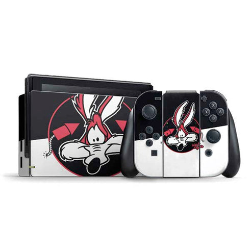 Looney Tunes Retro Wile E Coyote Nintendo Switch Bundle Skin