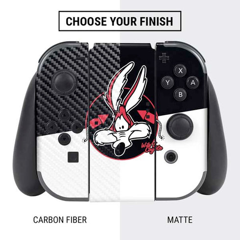 Looney Tunes Retro Wile E Coyote Nintendo Switch Bundle Skin