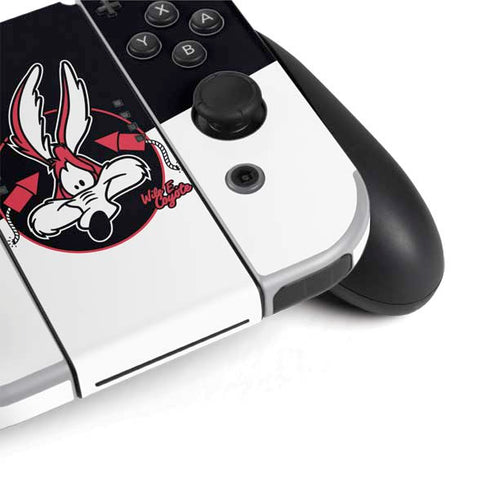 Looney Tunes Retro Wile E Coyote Nintendo Switch OLED (2021) Skin