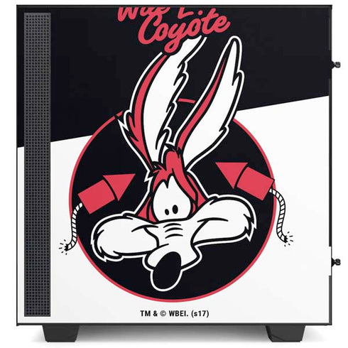 Looney Tunes Retro Wile E Coyote NZXT H510 Compact ATX Mid-Tower Case Skin