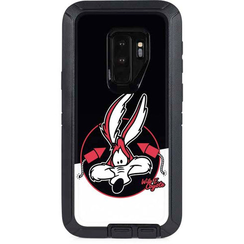 Looney Tunes Retro Wile E Coyote Otterbox Defender Galaxy Skin