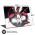 Looney Tunes Retro Wile E Coyote Universal Laptop 15in (12.2 x 8.8in) Skin