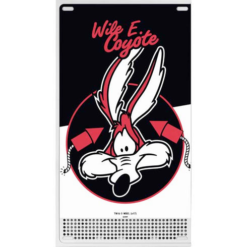 Looney Tunes Retro Wile E Coyote Xbox Series S Console Skin