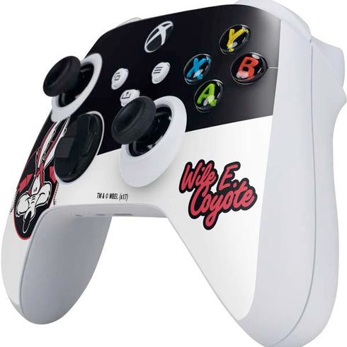 Looney Tunes Retro Wile E Coyote Xbox Series S Controller Skin