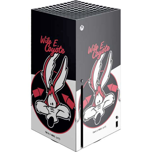 Looney Tunes Retro Wile E Coyote Xbox Series X Console Skin