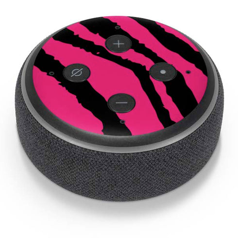 Retro Zebra Amazon Echo Dot Skin