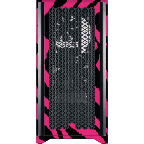 Retro Zebra Corsair 4000D Tempered Glass Mid-Tower ATX Case Skin