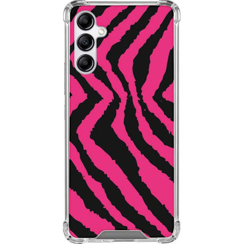 Retro Zebra Galaxy A14 5G Clear Case