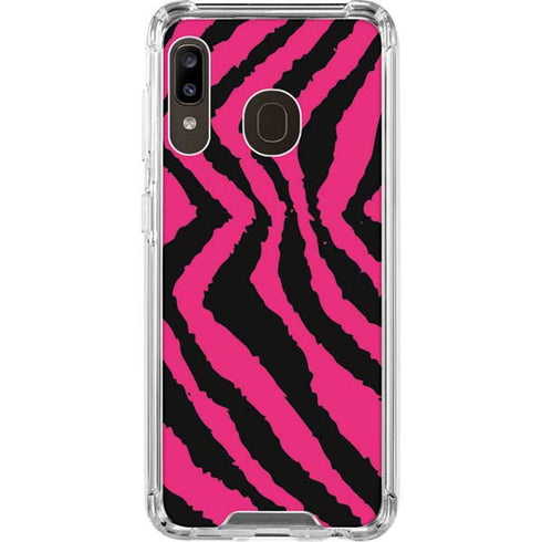 Retro Zebra Galaxy A30 Clear Case