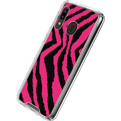 Retro Zebra Galaxy A30 Clear Case