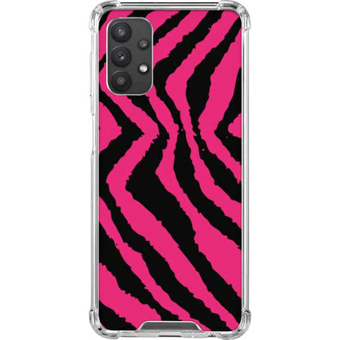 Retro Zebra Galaxy A32 5G Clear Case
